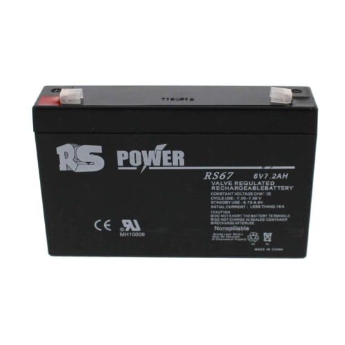 Battery, 7.2Ah 6V Sealed Lead